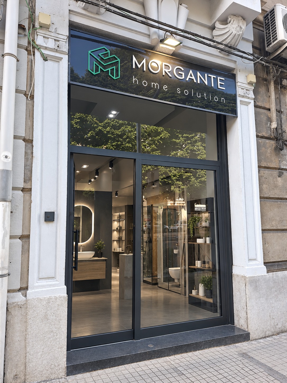 Ingresso dello showroom Morgante Home Solution