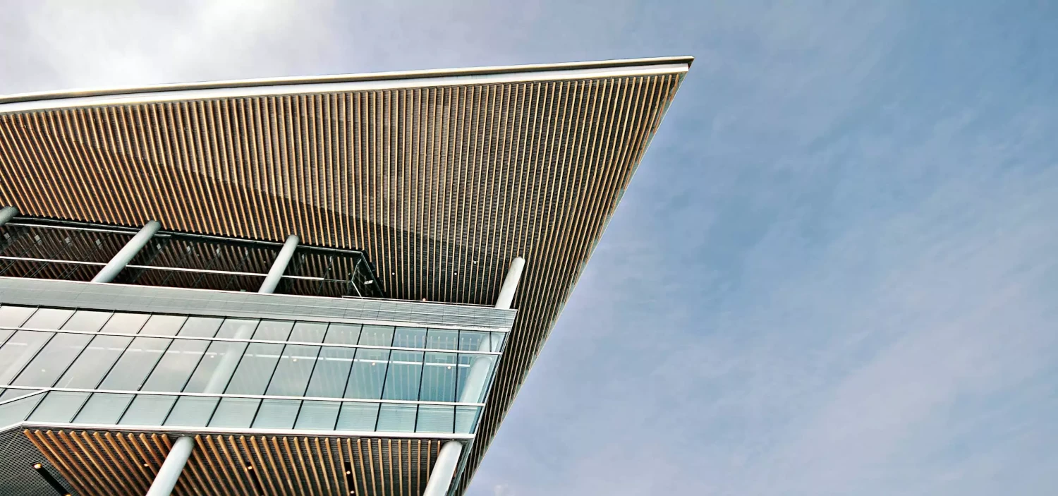 Dettaglio di edificio contemporaneo